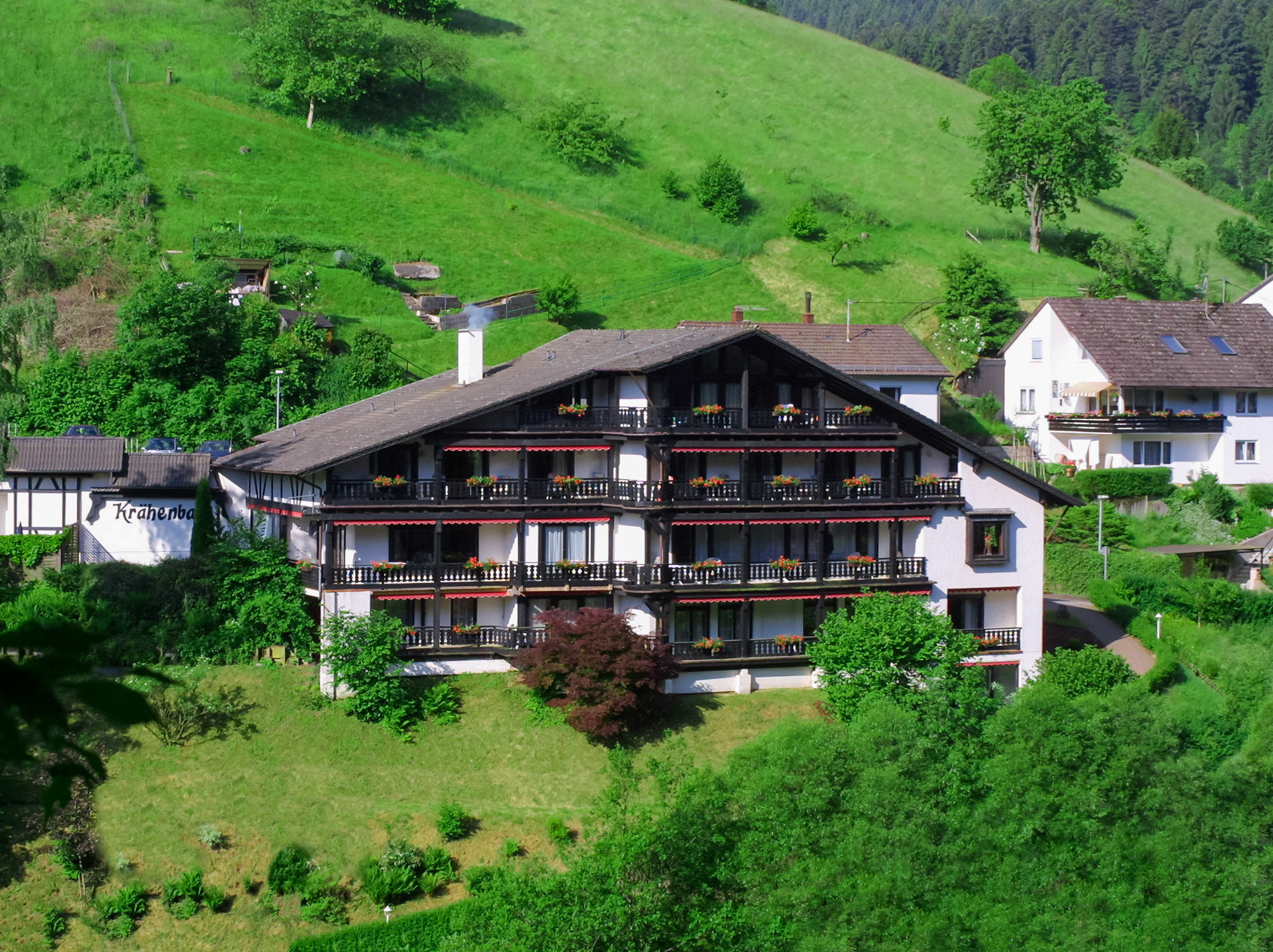 Kraehenbad Hotel Алпирсбах Екстериор снимка